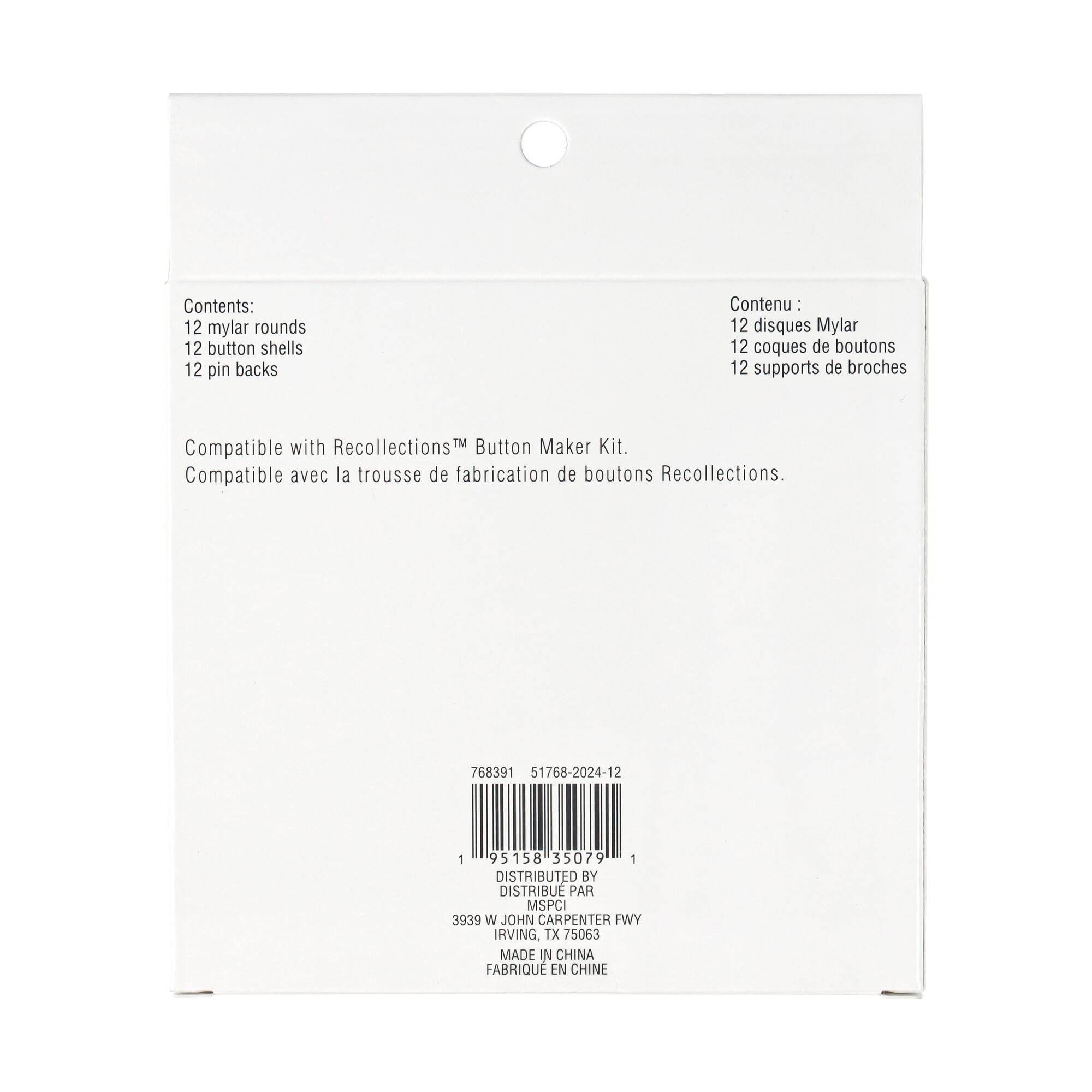 6 Pack: Large Button Pieces by Recollections™